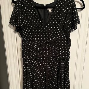 Eva Mendes for New York and Company chiffon heart print dress